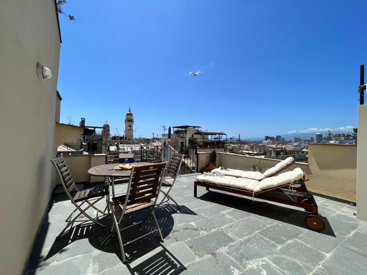 La Terrazza Del Porto Antico By Holiday World Genoa Bagian luar foto